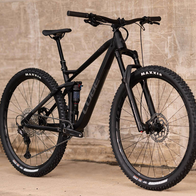 Bicicleta de montaña CUBE Stereo 120 Race Black anodized 2022